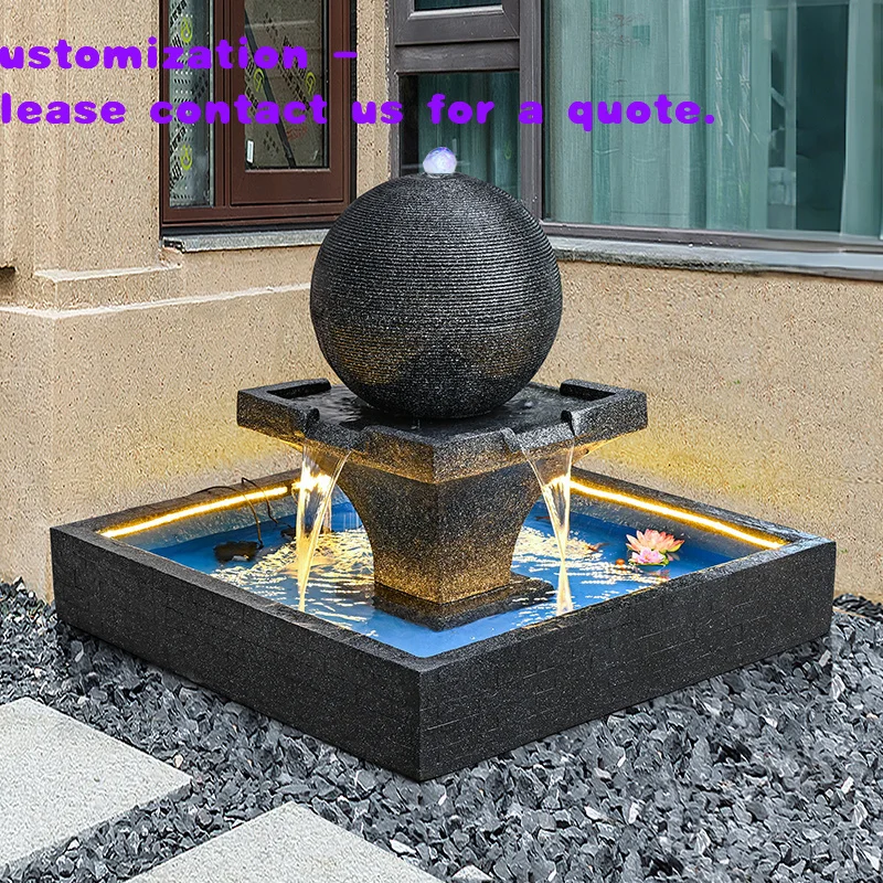 custom.Outdoor Round Fountain With Square Yard Garden Decoration Large Fountain Waterfall Concrete Fountains Po
custom.Outdoor Round Fountain With Square Yard Garden Decoration Large Fountain Waterfall Concrete Fountains Po