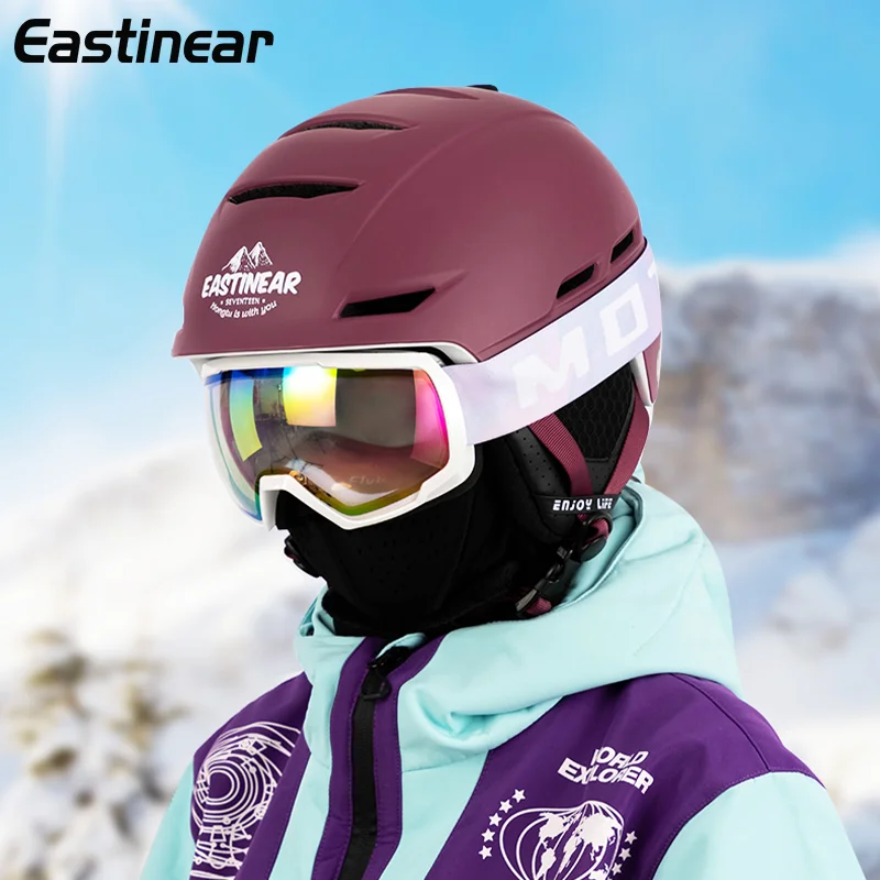 Eastinear's New Unisex Ski Helmet, Outdoor Professional Adult Sports Ski Safety Equipment, Single and Double Board Ski Helmet
Eastinear's New Unisex Ski Helmet, Outdoor Professional Adult Sports Ski Safety Equipment, Single and Double Board Ski Helmet