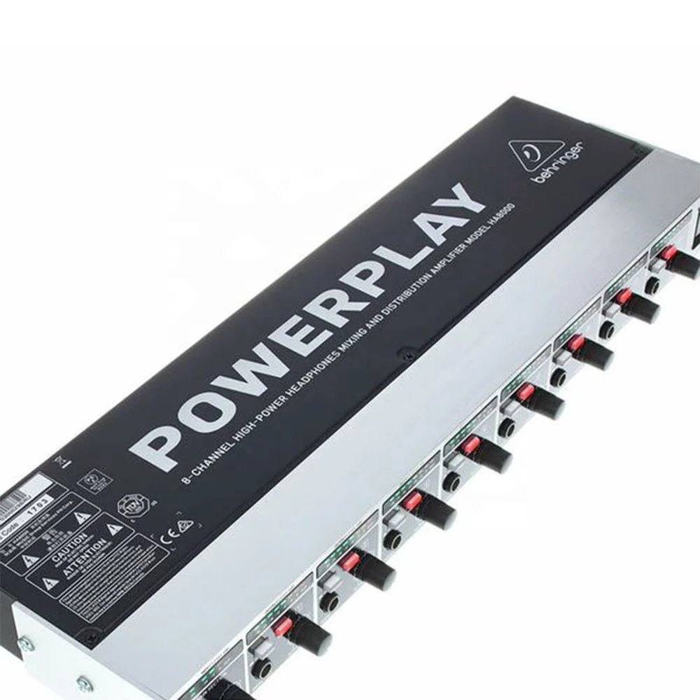 Behringer HA8000 V2 Headphone Amplifier System Music Equipment for Stage & Studio
Behringer HA8000 V2 Headphone Amplifier System Music Equipment for Stage & Studio