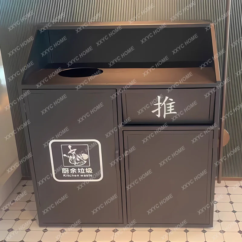 X40 Commercial Metal Dustbin Fast Food Restaurant Sorting Trash Bin Hamburger Milk Tea Shop Garbage Cupboard Large
X40 Commercial Metal Dustbin Fast Food Restaurant Sorting Trash Bin Hamburger Milk Tea Shop Garbage Cupboard Large