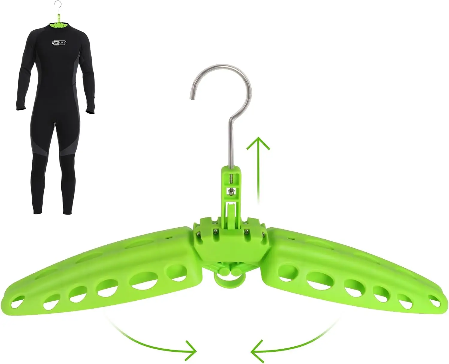 Heavy Duty Wetsuit Hanger for Scuba Diving Surfing Wide Shoulder Vented Drysuit Hanger Quick Dry Foldable Life Jacket Support
Heavy Duty Wetsuit Hanger for Scuba Diving Surfing Wide Shoulder Vented Drysuit Hanger Quick Dry Foldable Life Jacket Support
