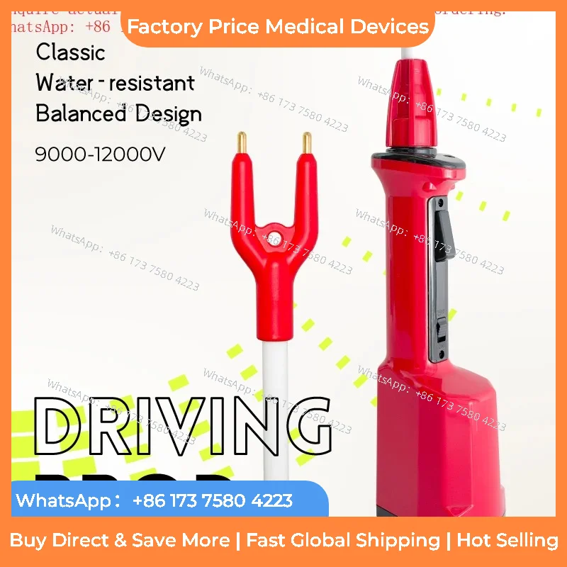 2026 Rechargeable Waterproof Electric Cattle Prodder New Red PP Material 3.7V/7.4V 110V/220V Cows Swine Hog
2026 Rechargeable Waterproof Electric Cattle Prodder New Red PP Material 3.7V/7.4V 110V/220V Cows Swine Hog