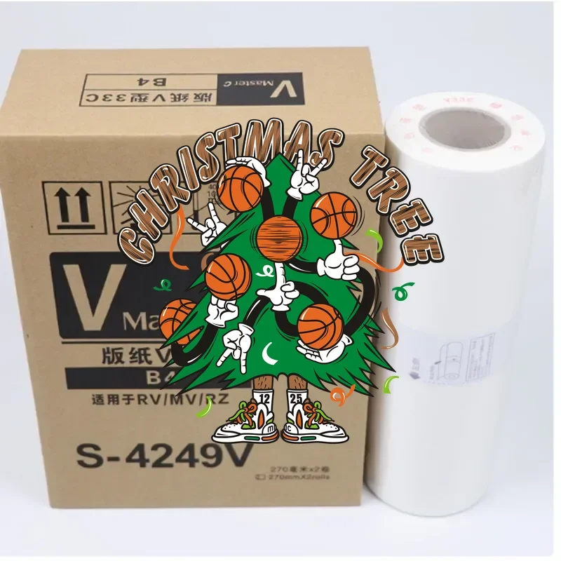 1 Roll S-4250 Speed Printing Machine All-in-one Machine Paper Master Roll for RISO A4 RZ200 RZ220 230
1 Roll S-4250 Speed Printing Machine All-in-one Machine Paper Master Roll for RISO A4 RZ200 RZ220 230