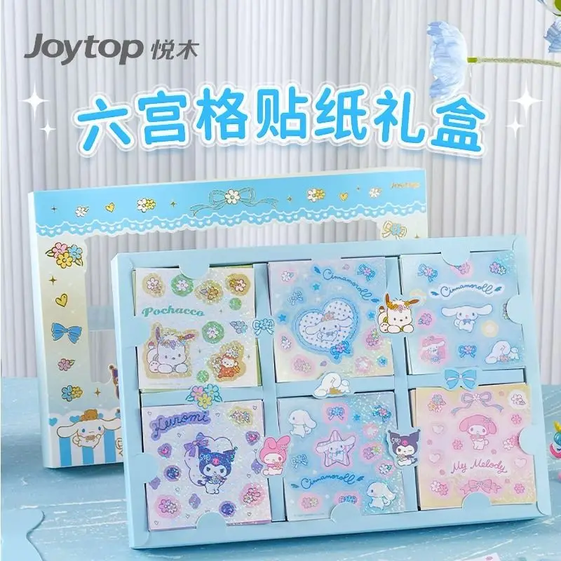 Sweet Cinnamoroll My Melody Anime Kawaii Sanrio Sticker Set Cute Cartoon Kuromi Notebook Decoration Gift Box Gifts Toys
Sweet Cinnamoroll My Melody Anime Kawaii Sanrio Sticker Set Cute Cartoon Kuromi Notebook Decoration Gift Box Gifts Toys
