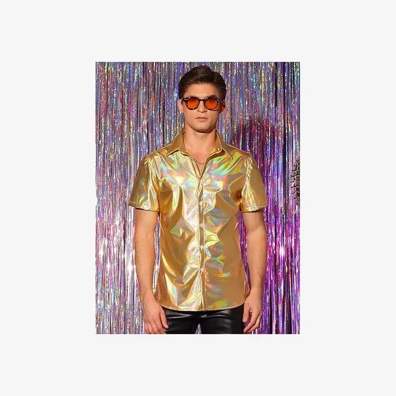 Men's Casual Long Sleeve Shirt Bright Surface Standard Fit Cleanfit Style Machine Washable PU Leather Cotton Blend Summer Shirt
Men's Casual Long Sleeve Shirt Bright Surface Standard Fit Cleanfit Style Machine Washable PU Leather Cotton Blend Summer Shirt