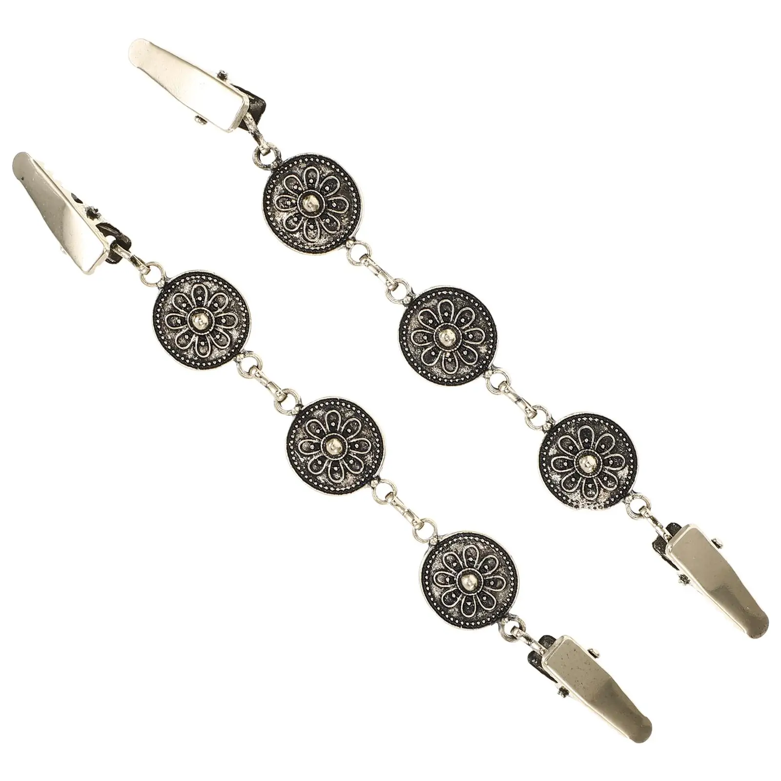 2Pcs Vintage Cardigan Clips Retro Sweater Brooches for Women Collar Pins Zinc Alloy Dress Accessories Shawl Decor
2Pcs Vintage Cardigan Clips Retro Sweater Brooches for Women Collar Pins Zinc Alloy Dress Accessories Shawl Decor