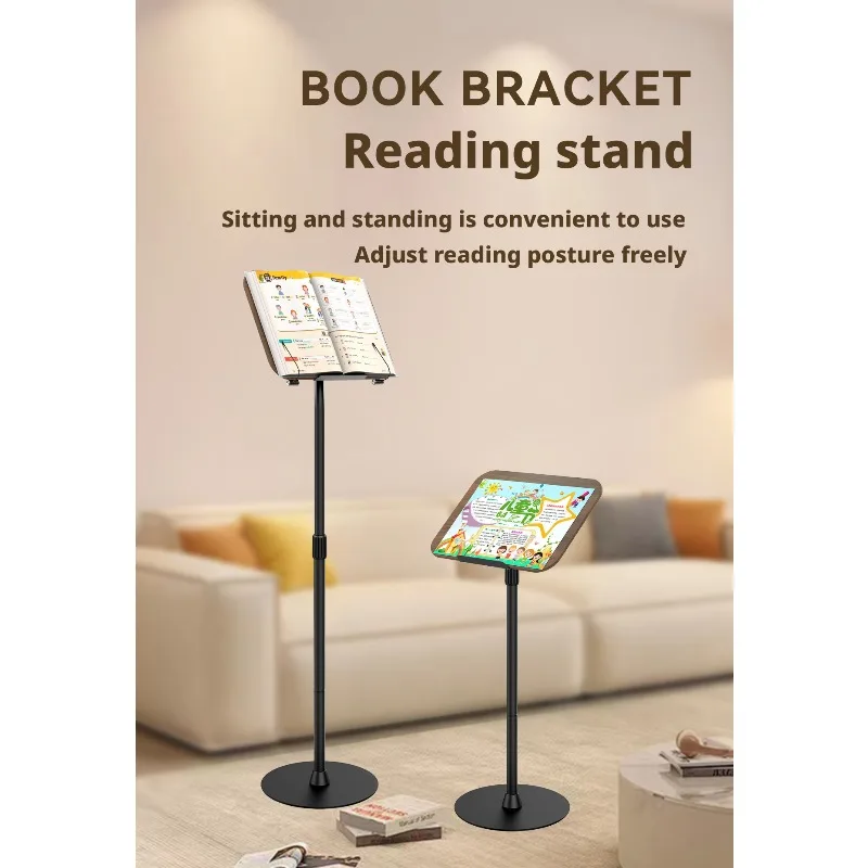 Adjustable Floor Stand for Tablets Notebooks Sheet Music and Projectors Multi Angle Reading Holder
Adjustable Floor Stand for Tablets Notebooks Sheet Music and Projectors Multi Angle Reading Holder