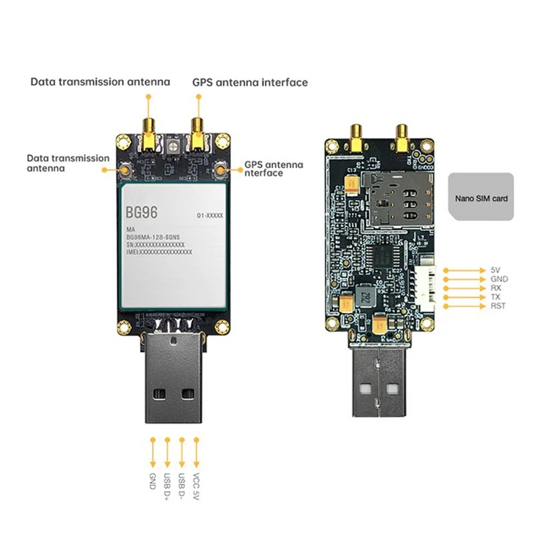 Efficient BG96 USB 4G LTE Dongle Cat.M1/NB1 & EGPRS Module NBIOT Modem Global Communication Portable Modem
Efficient BG96 USB 4G LTE Dongle Cat.M1/NB1 & EGPRS Module NBIOT Modem Global Communication Portable Modem