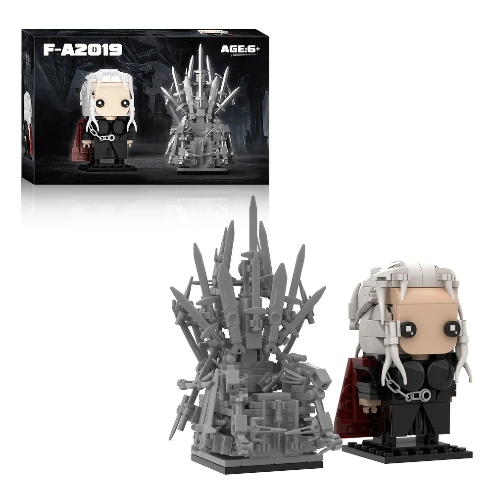 Ice Fire Iron King Throneed Building Block Model TV Series Peripheral Female Lead Brick Assembly Toy Gift for Power Fans withBox
Ice Fire Iron King Throneed Building Block Model TV Series Peripheral Female Lead Brick Assembly Toy Gift for Power Fans withBox