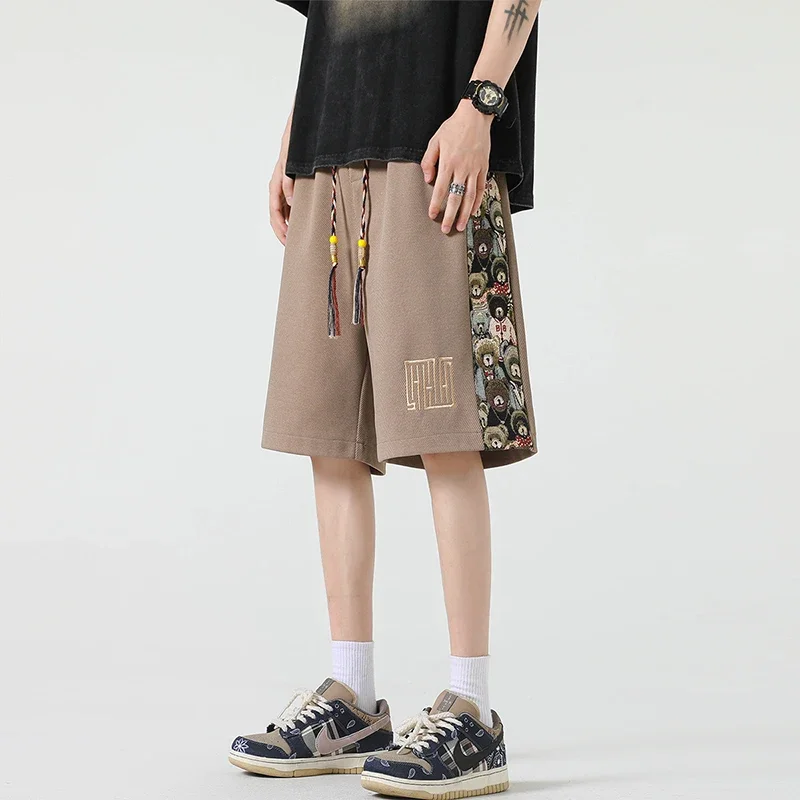 American Retro Shorts Men's Summer Thin Embroidered Trendy Loose Pants Punk Style Streetwear Oversized Casual Sports Pants
American Retro Shorts Men's Summer Thin Embroidered Trendy Loose Pants Punk Style Streetwear Oversized Casual Sports Pants