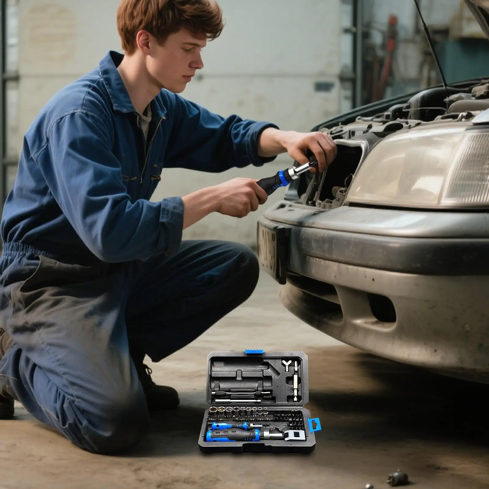 Набор отверток с храповым механизмом 69-в-1 Магнитный компактный набор с храповым механизмом Прецизионная профессиональная отвертка для промышленного оборудования
Набор отверток с храповым механизмом 69-в-1 Магнитный компактный набор с храповым механизмом Прецизионная профессиональная отвертка для промышленного оборудования