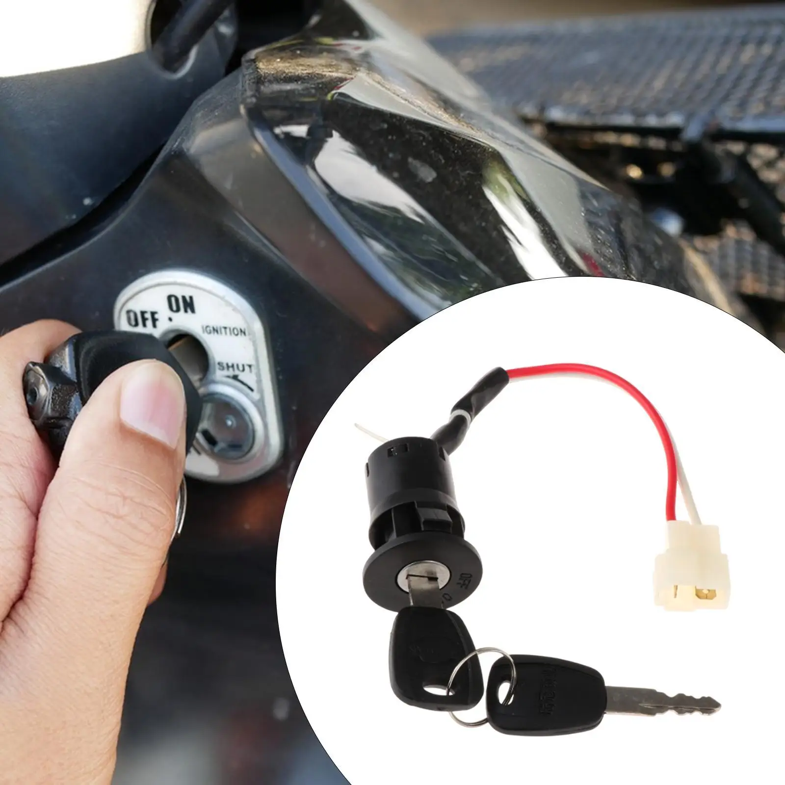 Ignition Switch Lock on Off Cylinder Lock for Motorbike Golf Cart E Bike
Ignition Switch Lock on Off Cylinder Lock for Motorbike Golf Cart E Bike