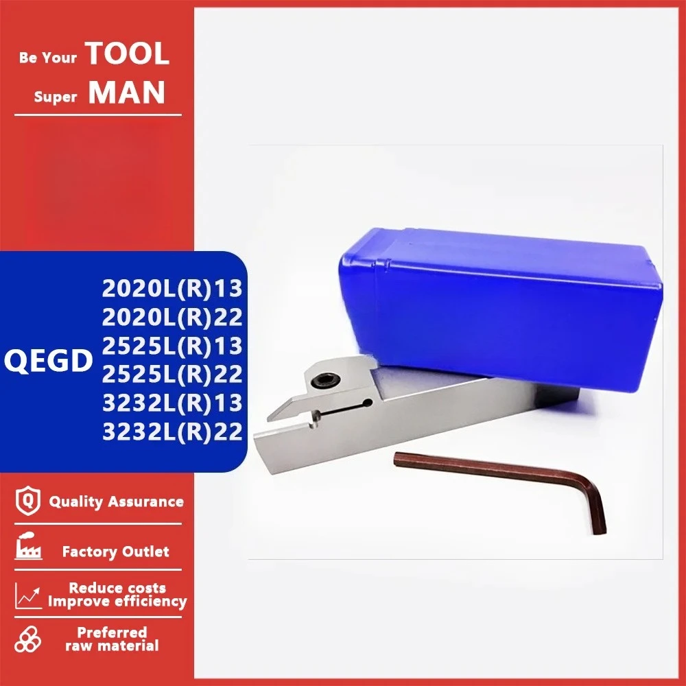 ZCC CT QEGD 2020 2525 3232 4.0mm 20*20 25*25 32*32 1Pcs External Machining Parting Grooving Turning Tool Holder
ZCC CT QEGD 2020 2525 3232 4.0mm 20*20 25*25 32*32 1Pcs External Machining Parting Grooving Turning Tool Holder
