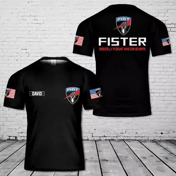Custom Name US Army 13F Fist 3D Printed T-shirt Trend Personality Short Sleeve
Custom Name US Army 13F Fist 3D Printed T-shirt Trend Personality Short Sleeve