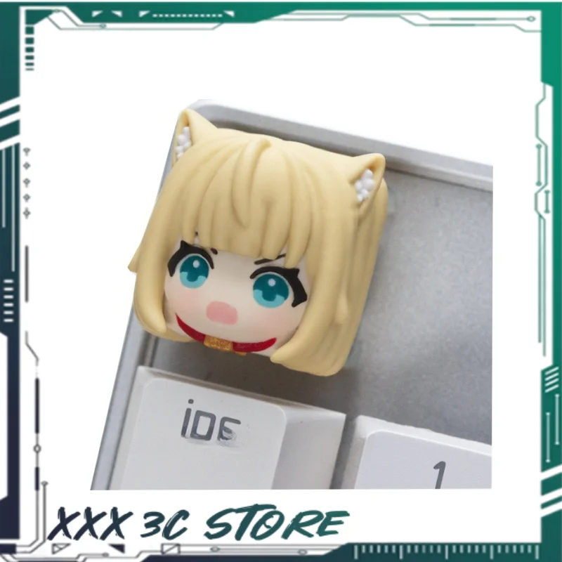 Колпачок для клавиш My Cat is a Lovely Girl, ручная работа, смола, 3D поперечный вал, механические колпачки для клавиатуры, индивидуальные игровые аксессуары, подарок
Колпачок для клавиш My Cat is a Lovely Girl, ручная работа, смола, 3D поперечный вал, механические колпачки для клавиатуры, индивидуальные игровые аксессуары, подарок