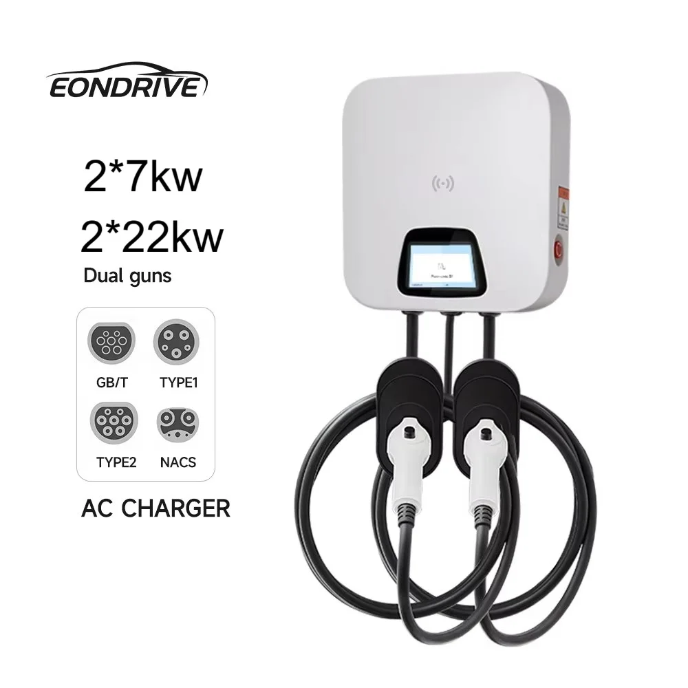 EONDRIVE Wallbox OCPP1.6 AC Fast Ev Charger 2*7kw 14kw 2*11kw 2*22kw 44kw Type1 Type2 NACS Dual Ev Charging Station IP54 New
EONDRIVE Wallbox OCPP1.6 AC Fast Ev Charger 2*7kw 14kw 2*11kw 2*22kw 44kw Type1 Type2 NACS Dual Ev Charging Station IP54 New
