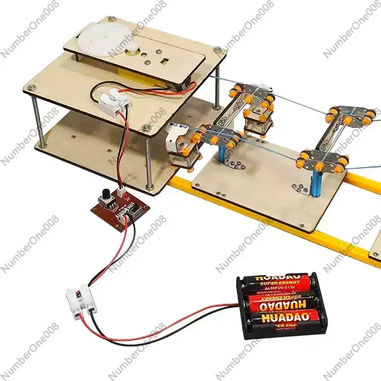 DIY Sightseeing Cable Car Model Kit, Handmade Science Experiment Toy for Physics Teaching Technology Project
DIY Sightseeing Cable Car Model Kit, Handmade Science Experiment Toy for Physics Teaching Technology Project