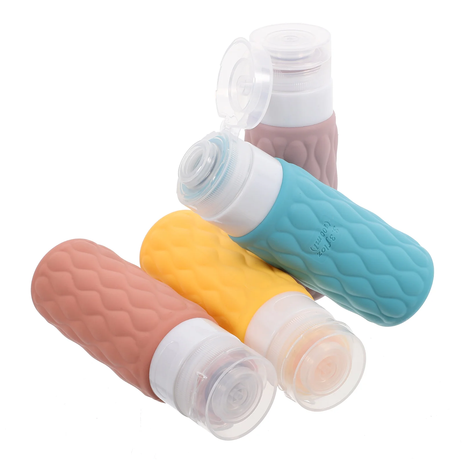 4pcs Silicone Travel Bottles Refillable Shampoo Conditioner Squeeze Empty Travel Toiletry Bottles for Toiletries Storage Bag
4pcs Silicone Travel Bottles Refillable Shampoo Conditioner Squeeze Empty Travel Toiletry Bottles for Toiletries Storage Bag