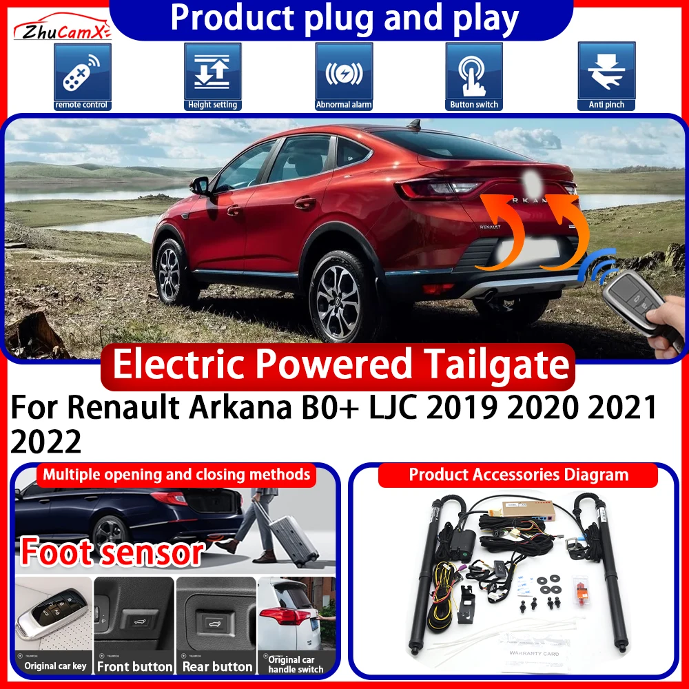 ZhuCamX OEM Powered Tailgate for Renault Arkana B0+ LJC 2019 2020 2021 2022 anti pinch Smart Intelligent Control Gate Lift Kit
ZhuCamX OEM Powered Tailgate for Renault Arkana B0+ LJC 2019 2020 2021 2022 anti pinch Smart Intelligent Control Gate Lift Kit