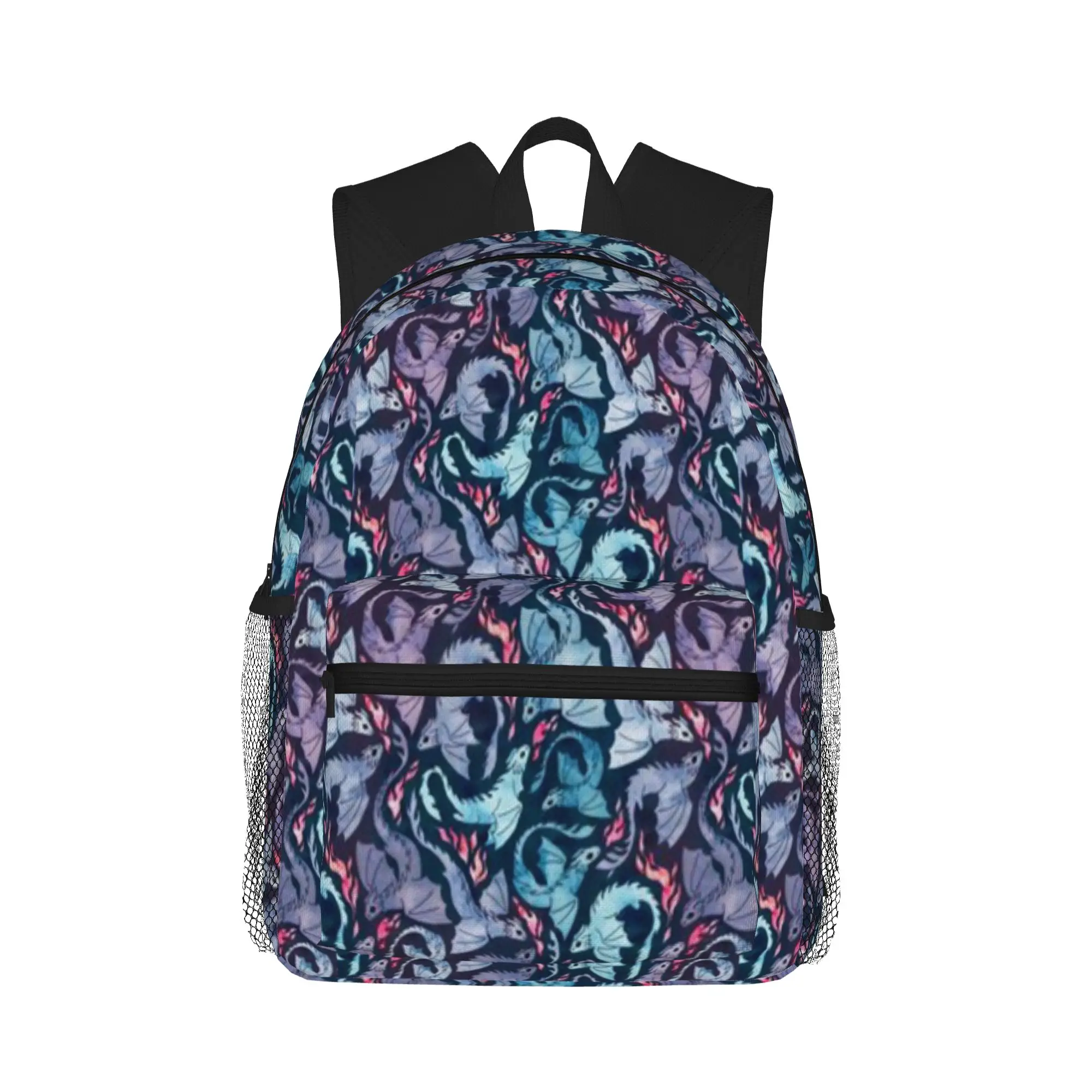 Dragon fire dark turquoise and purple Casual Backpack for Students and Adults Bags
Dragon fire dark turquoise and purple Casual Backpack for Students and Adults Bags