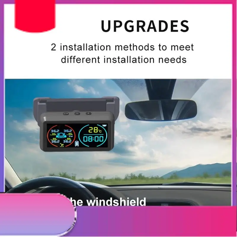 TPMS Car Tire Pressure Monitoring System Alarm Tyre Air Pressure Meter Gauge Temperature Warning 4 Sensors-Y79A
TPMS Car Tire Pressure Monitoring System Alarm Tyre Air Pressure Meter Gauge Temperature Warning 4 Sensors-Y79A