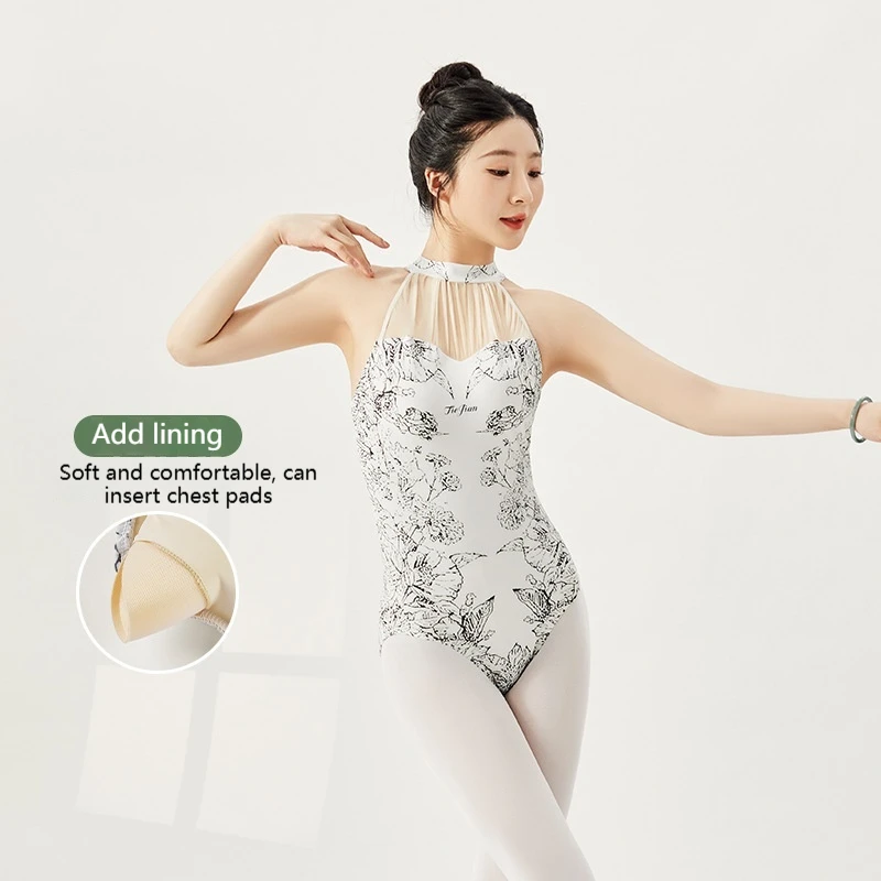 Women Ballet Leotard Adult Ballet Dance Wear Stand-up Collar Sleeveless Dancewear Female Basic Gymnastics Training Clothes
Women Ballet Leotard Adult Ballet Dance Wear Stand-up Collar Sleeveless Dancewear Female Basic Gymnastics Training Clothes