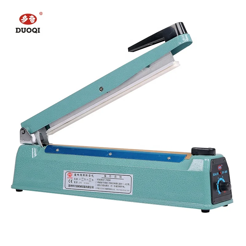 DUOQI SF-300I Iron Manual Pouch Sealing Packing Machine Plastic Bag Hand Impulse Heat Handy Sealer
DUOQI SF-300I Iron Manual Pouch Sealing Packing Machine Plastic Bag Hand Impulse Heat Handy Sealer