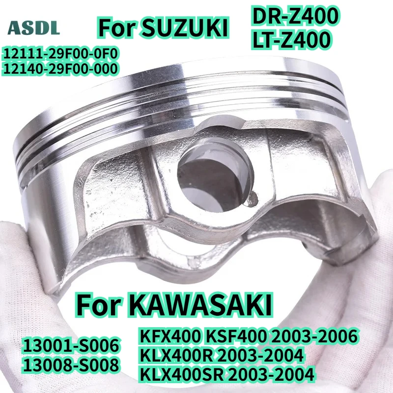 For KAWASAKI KFX400 KSF400 KLX400R KLX400SR Piston Rings Kits Modification 94mm for Suzuki DR-Z400 2000-2017 LT-Z400 QuadSport
For KAWASAKI KFX400 KSF400 KLX400R KLX400SR Piston Rings Kits Modification 94mm for Suzuki DR-Z400 2000-2017 LT-Z400 QuadSport