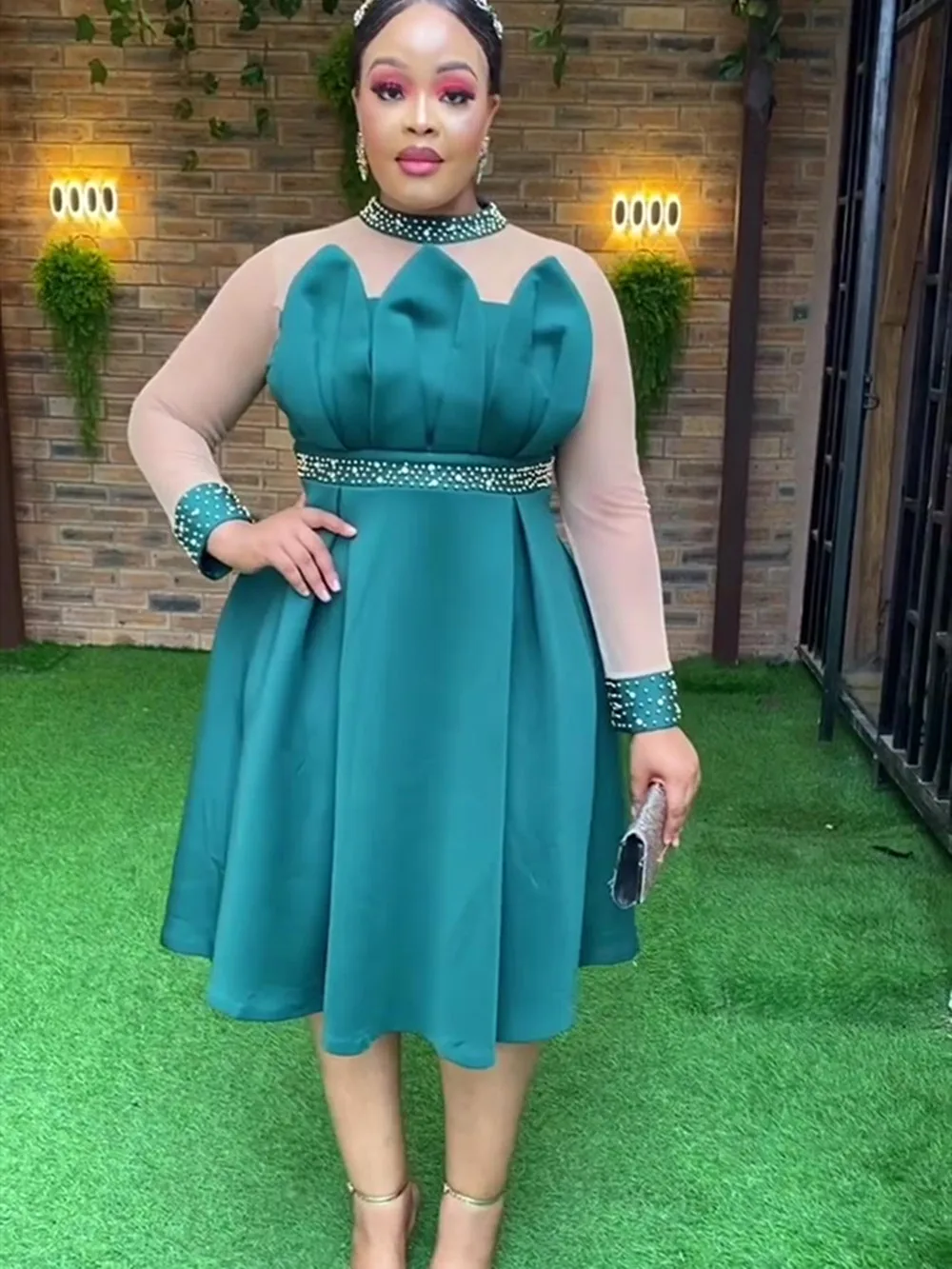 Elegant African Dresses for Women 2025 New Autumn Africa Clothing Plus Size Wedding Party Long Dress Dashiki Ankara Outfits Robe
Elegant African Dresses for Women 2025 New Autumn Africa Clothing Plus Size Wedding Party Long Dress Dashiki Ankara Outfits Robe