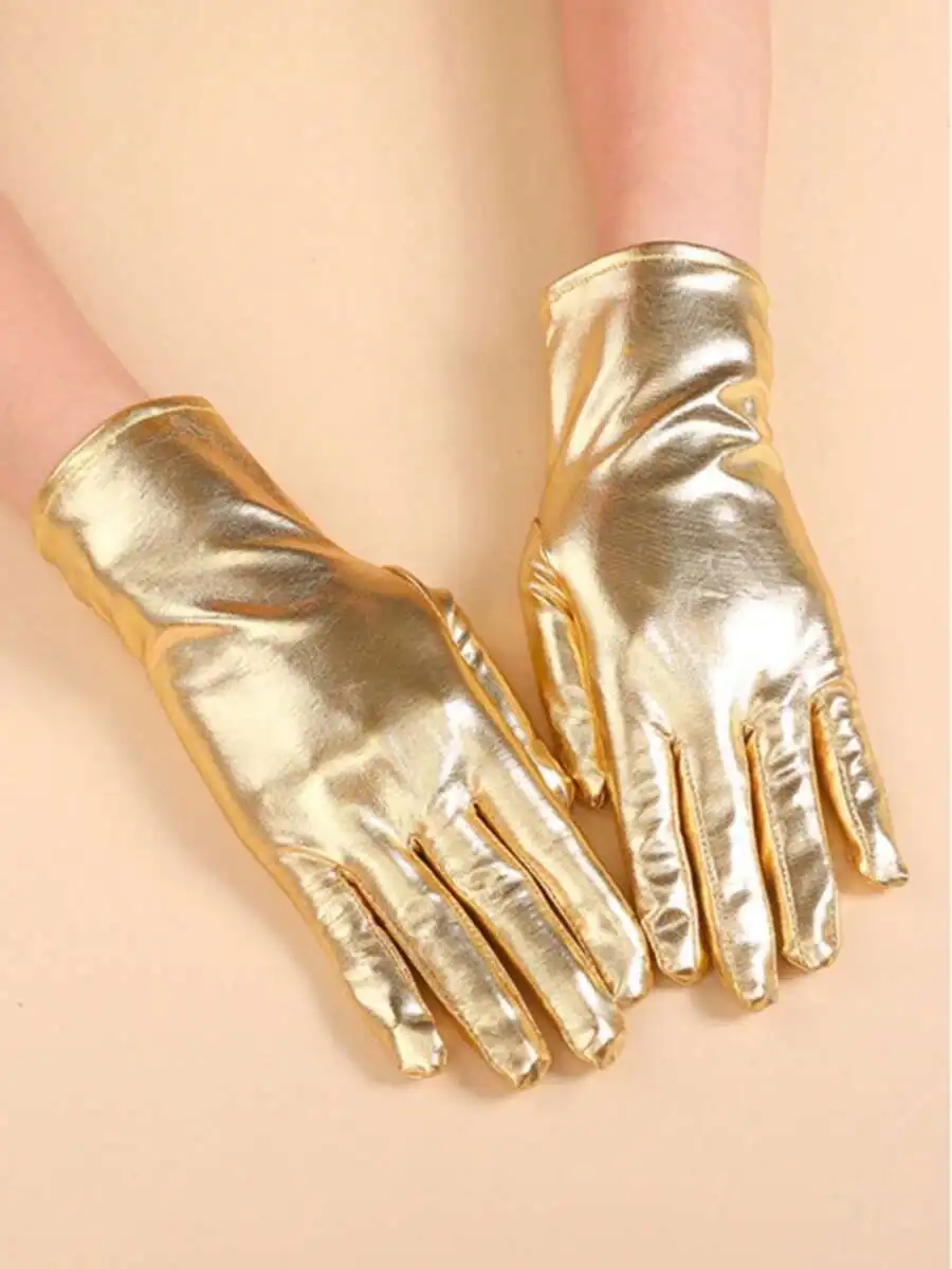 Shiny Metallic Gloves For Party Prom Halloween Costume Punk Fashion
Shiny Metallic Gloves For Party Prom Halloween Costume Punk Fashion