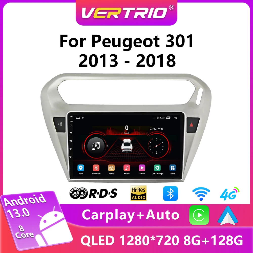 For Carplay Android 12 Auto For Peugeot 301 Citroen Elysee 2013-2018 Car Radio Multimedia Stero Video Player GPS Navigation WIFI
For Carplay Android 12 Auto For Peugeot 301 Citroen Elysee 2013-2018 Car Radio Multimedia Stero Video Player GPS Navigation WIFI