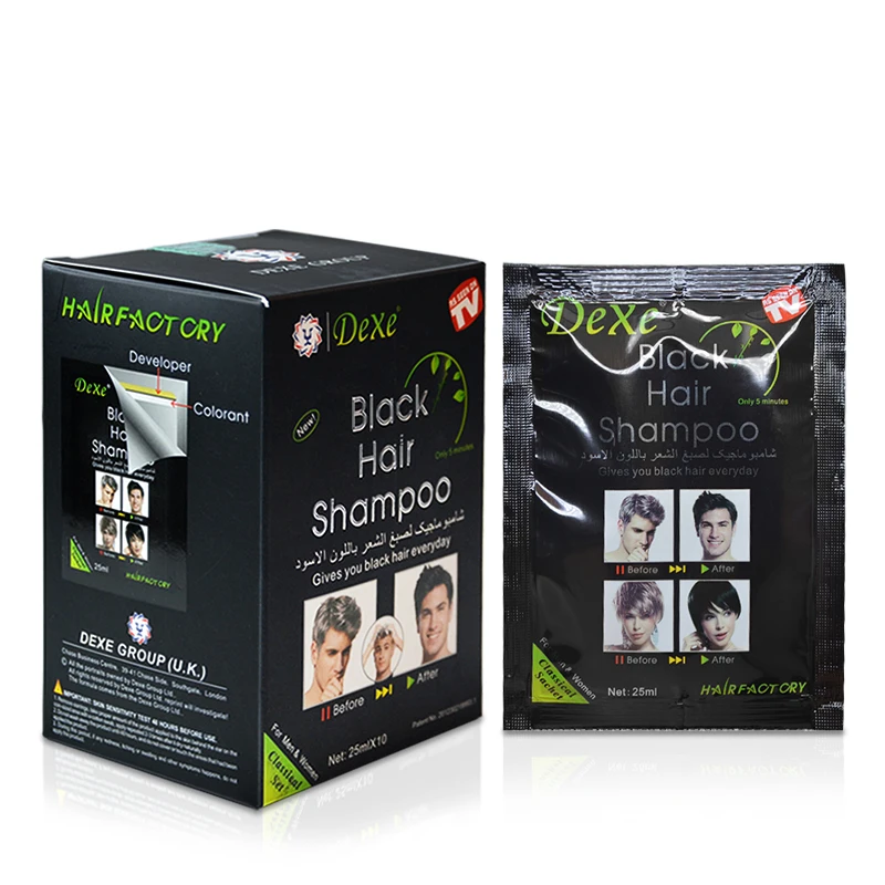 25ml*10pcs/ Box Black Hair Dye Only 5 Minutes Hair Dye for White Gray Removal Dye Hair Color Cream Construction Fiber
25ml*10pcs/ Box Black Hair Dye Only 5 Minutes Hair Dye for White Gray Removal Dye Hair Color Cream Construction Fiber