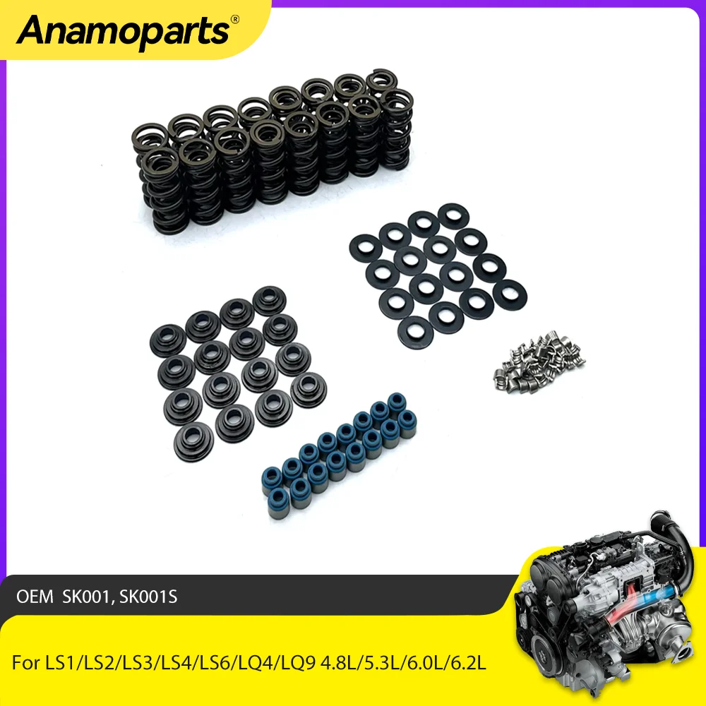 660" Dual Valve Spring Kit Steel Retainers Fit 4.8 L 5.3 L 6.0L For LS 4.8 5.3 6.0 LS1 LS2 LS3
660" Dual Valve Spring Kit Steel Retainers Fit 4.8 L 5.3 L 6.0L For LS 4.8 5.3 6.0 LS1 LS2 LS3