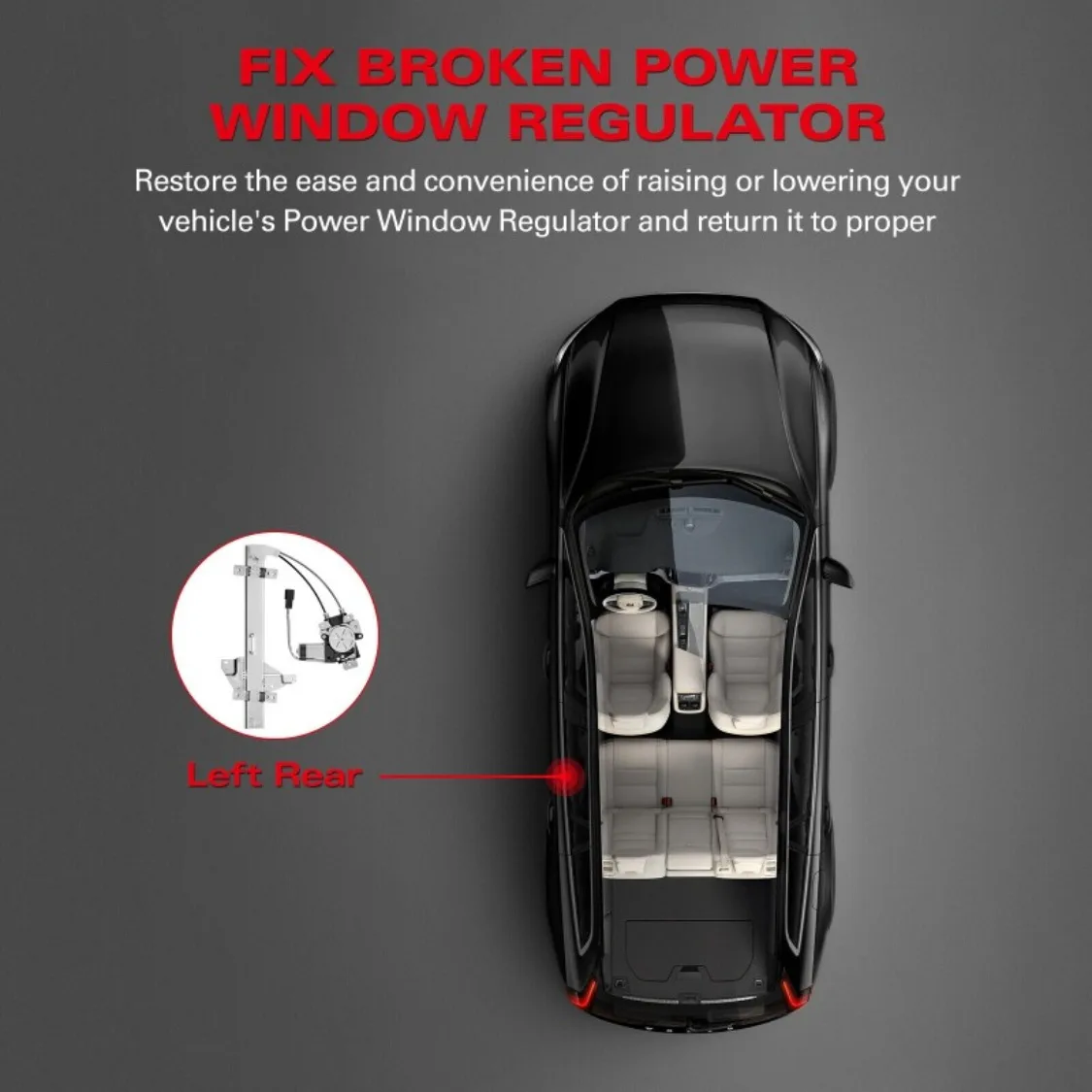 Задний стеклоподъемник со стороны водителя для Buick Century 97-05 с двигателем 741-710
Задний стеклоподъемник со стороны водителя для Buick Century 97-05 с двигателем 741-710