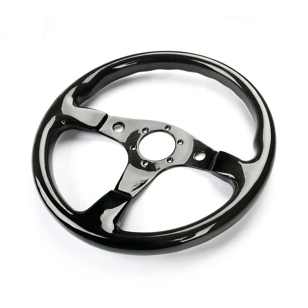 350mm Customized Universal Fashion Design With True Carbon Fiber Modified Steering Wheel
350mm Customized Universal Fashion Design With True Carbon Fiber Modified Steering Wheel