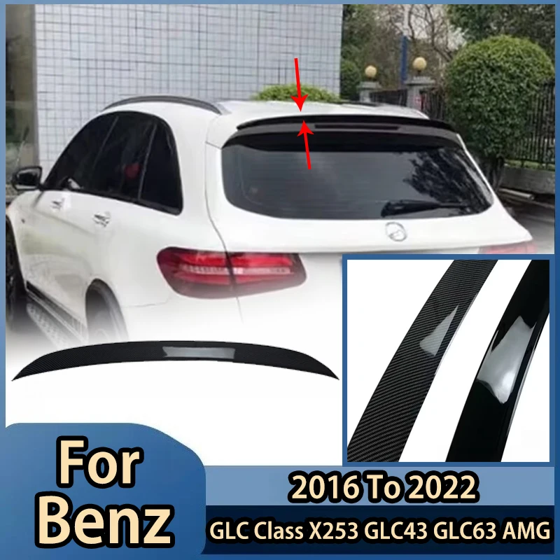 For Mercedes Benz GLC Class X253 GLC43 GLC63 AMG 2016-2022 Car Rear Roof Trunk Spoiler WingTrim Body Kit Modification Exterior
For Mercedes Benz GLC Class X253 GLC43 GLC63 AMG 2016-2022 Car Rear Roof Trunk Spoiler WingTrim Body Kit Modification Exterior