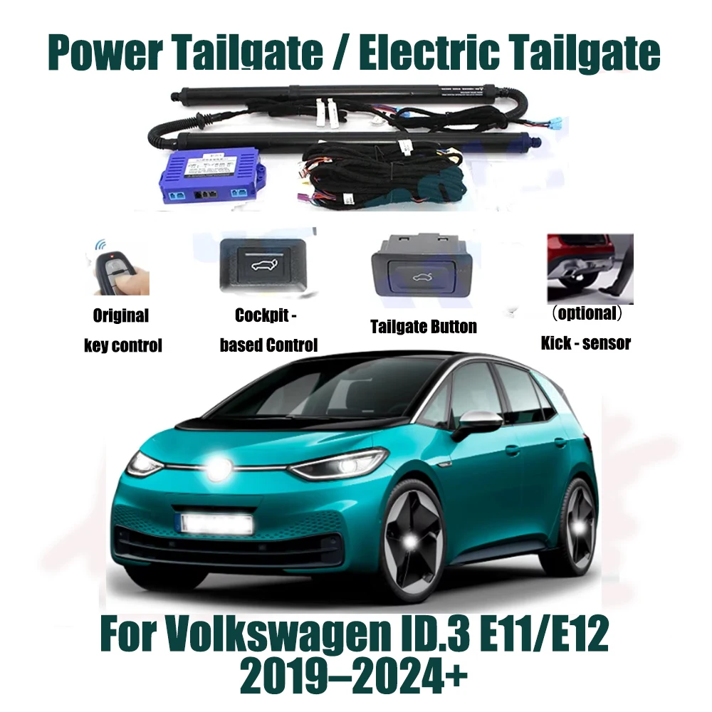 Для Volkswagen VW ID.3 E11/E12 2019–2024+ автомобильный автоматический подъемный комплект, открывающий багажник, интеллектуальный электрический подъемник, задняя дверь
Для Volkswagen VW ID.3 E11/E12 2019–2024+ автомобильный автоматический подъемный комплект, открывающий багажник, интеллектуальный электрический подъемник, задняя дверь