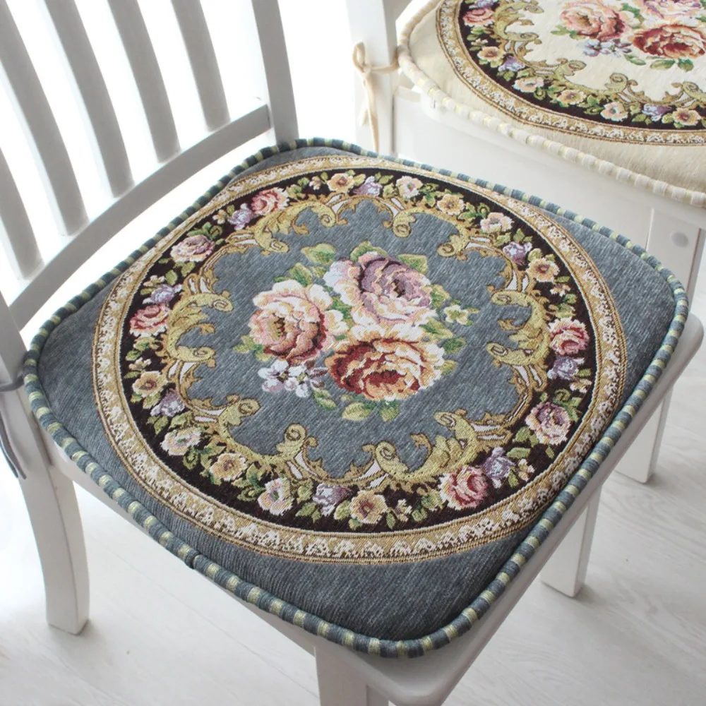 Stool Pad Chenille Dining Chair Cushion Vintage Floral Pattern Seat Mat Non-slip Detachable Buttocks Pad Birthday Gifts
Stool Pad Chenille Dining Chair Cushion Vintage Floral Pattern Seat Mat Non-slip Detachable Buttocks Pad Birthday Gifts