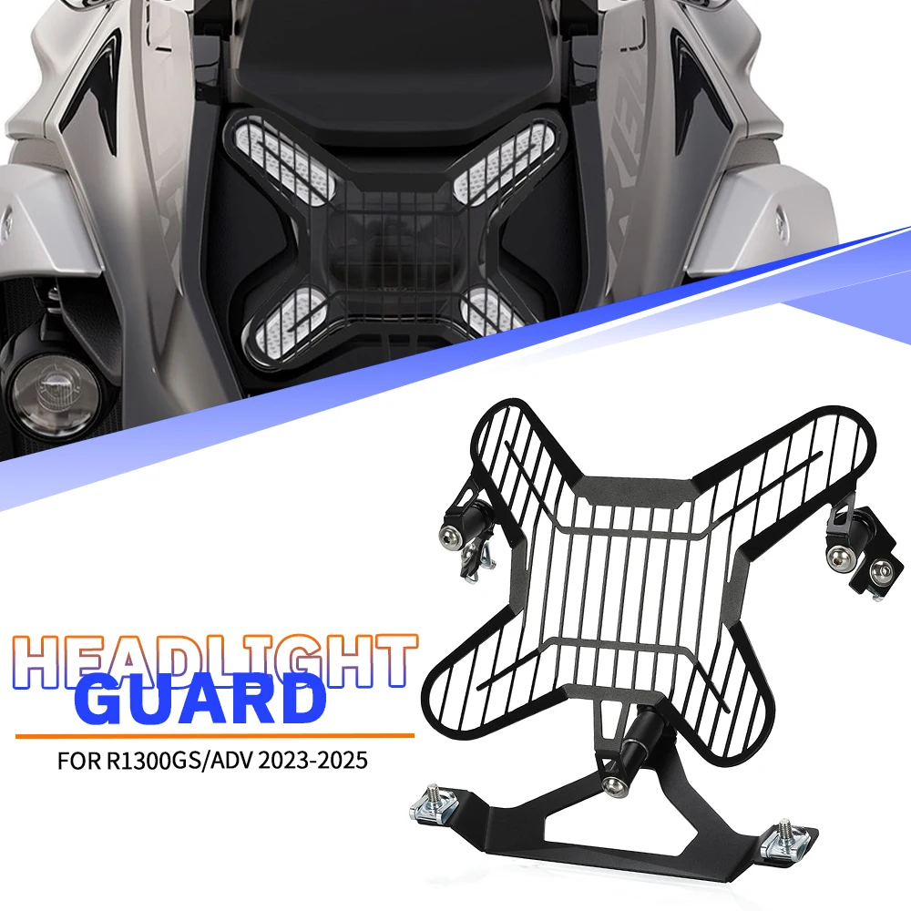 For BMW R1300GS Adventure R1300GS New T5-5754 Aluminium Motorcycle Accessories Front Headlight Protector Guard Cover 2023-2025