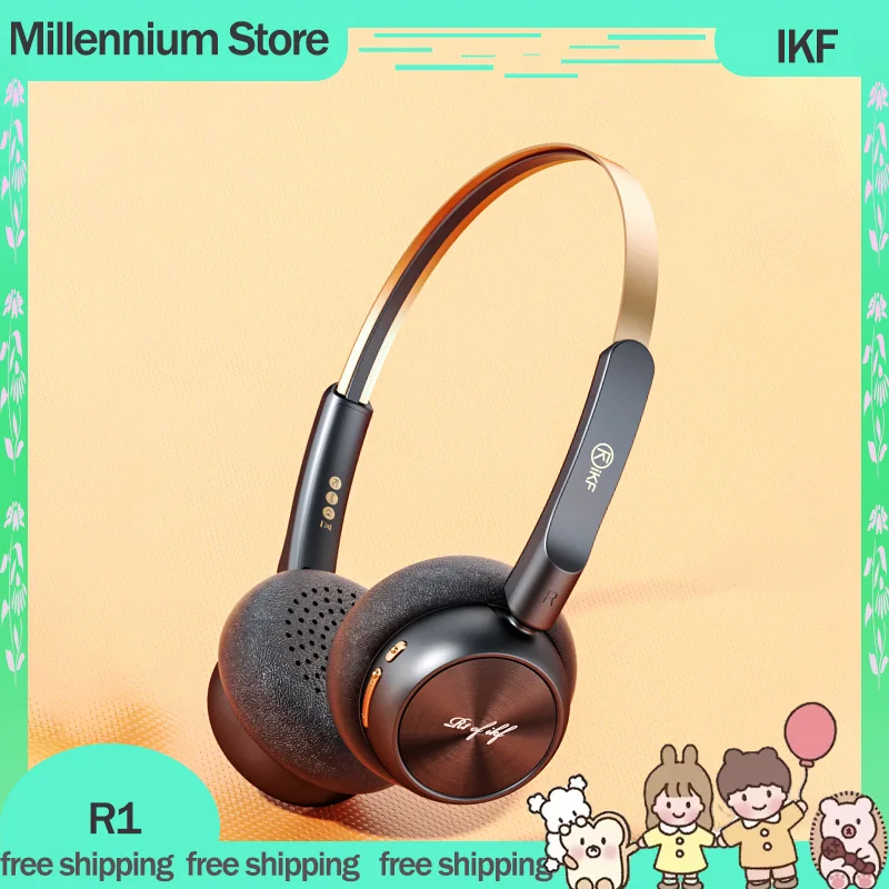 Ikf R1 Ретро Bluetooth беспроводные наушники легкий дизайн гарнитуры Hifi Качество тон Ipx5 металлический дизайн модный подарок для девушки
Ikf R1 Ретро Bluetooth беспроводные наушники легкий дизайн гарнитуры Hifi Качество тон Ipx5 металлический дизайн модный подарок для девушки