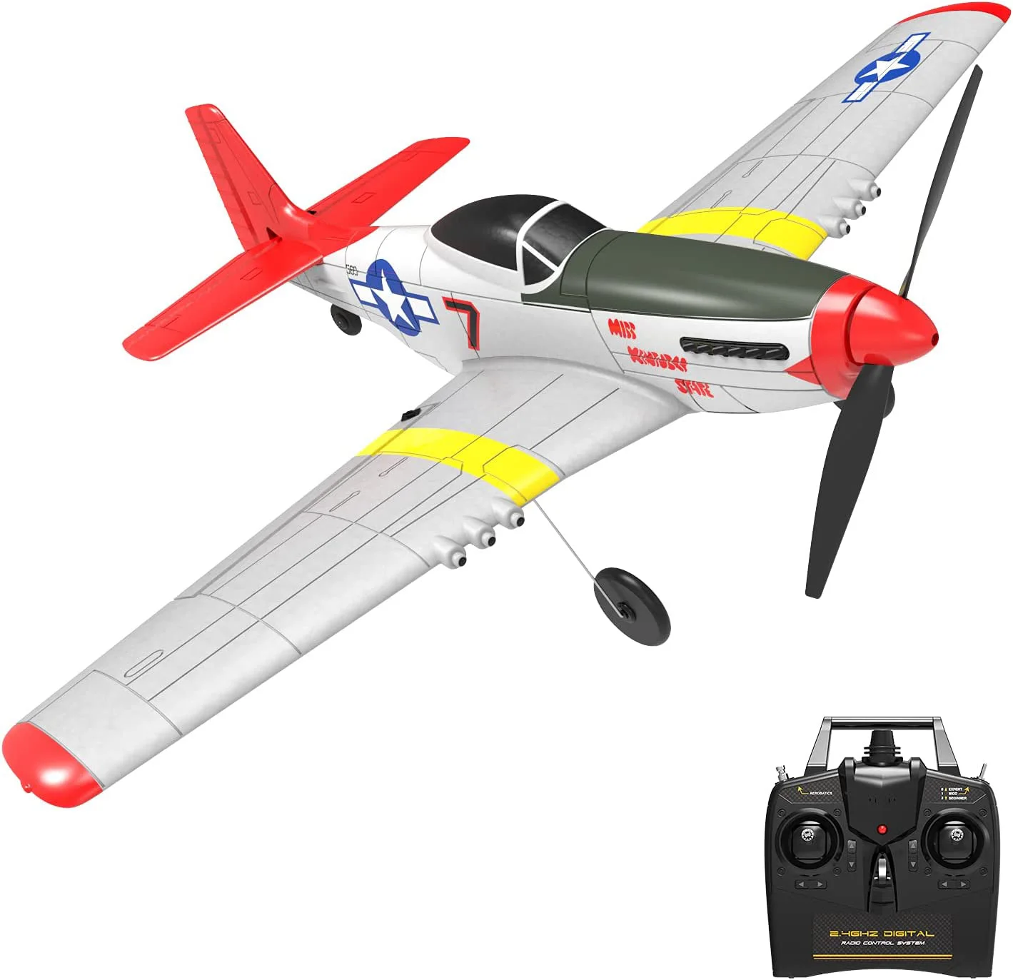 Volantex 2.4G 4 Channel RC Warbird Airplane 400mm Wingspan P51D Mustang with Xpilot Stabilizer One Key Aerobatic 761-5
Volantex 2.4G 4 Channel RC Warbird Airplane 400mm Wingspan P51D Mustang with Xpilot Stabilizer One Key Aerobatic 761-5