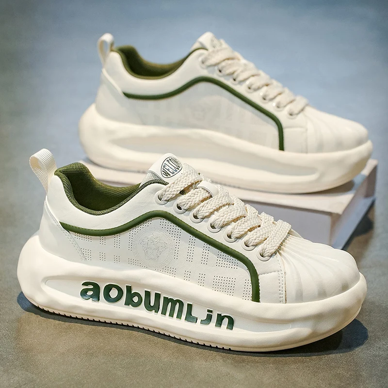 Men's 2025 New Autumn White Sneakers & Chunky High-Top Casual Shoes – Lightweight, Height-Increasing & Comfortable
Men's 2025 New Autumn White Sneakers & Chunky High-Top Casual Shoes – Lightweight, Height-Increasing & Comfortable