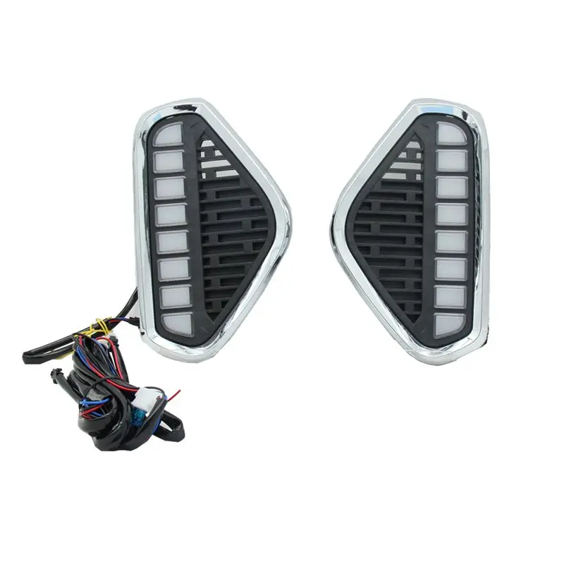LED Daytime Running Lights Streaming Turning Lights 3-Color Lights Car Supplies Parts Component
LED Daytime Running Lights Streaming Turning Lights 3-Color Lights Car Supplies Parts Component