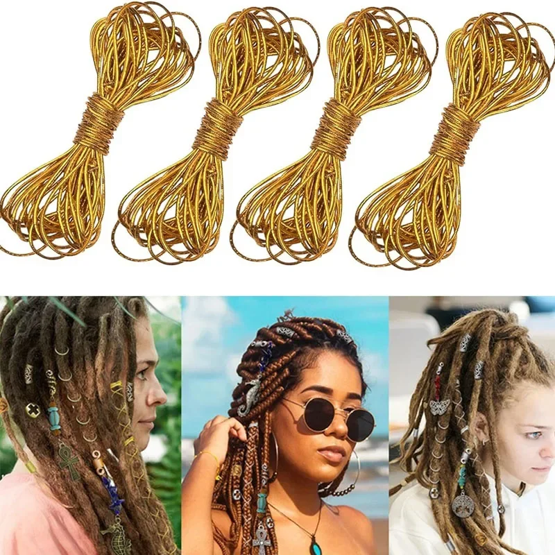 Dreadlock Braids Hair Accessories Gold Braiding Hair Deco Styling Shimmer Stretchable African Braid Braided Elastic Cord
Dreadlock Braids Hair Accessories Gold Braiding Hair Deco Styling Shimmer Stretchable African Braid Braided Elastic Cord