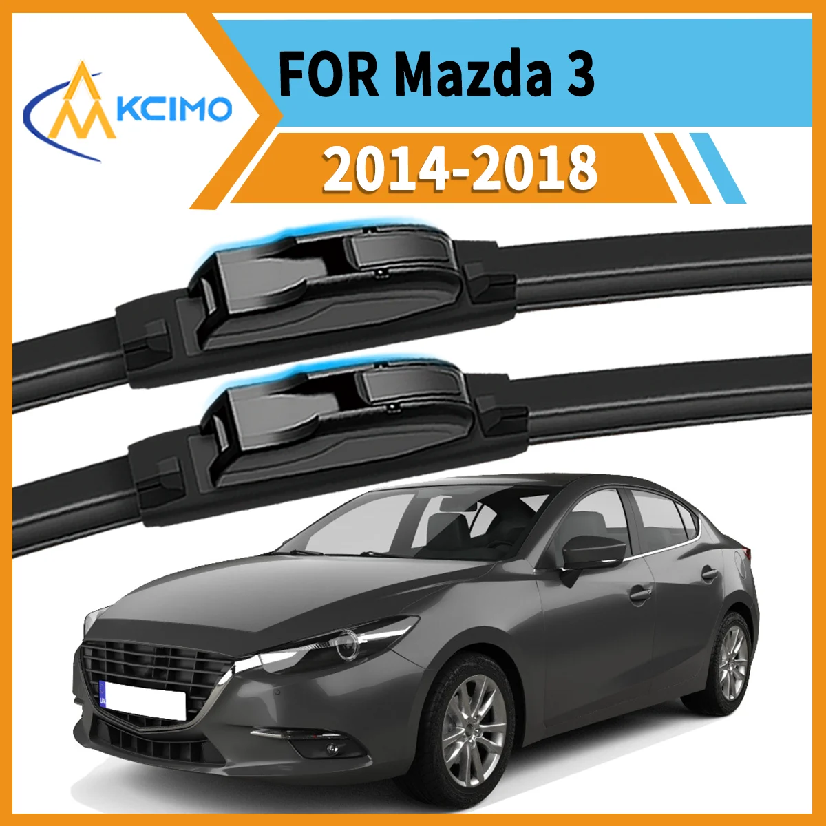 Engineered for Performance 2PCS Front Wiper Blades for Mazda 3 BM 2014-2018 All-Season Reliability Clear Vision Quiet Operation
Engineered for Performance 2PCS Front Wiper Blades for Mazda 3 BM 2014-2018 All-Season Reliability Clear Vision Quiet Operation