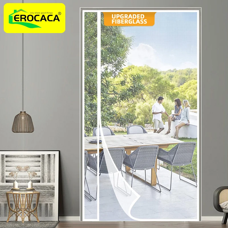 EROCACA Magnetic Curtains Screen Mesh On The Door Mosquito Net Anti Fly Insect Door Mesh Automatic Closing Can Be Customized
EROCACA Magnetic Curtains Screen Mesh On The Door Mosquito Net Anti Fly Insect Door Mesh Automatic Closing Can Be Customized