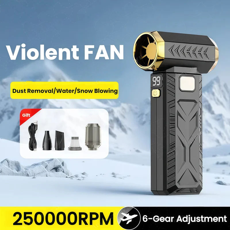 Air Vacuum Blower 250000RPM Brushless Motor Turbo Fan Strong Blowing Force Blowing Suction Turbo Jet Blower With Led Lighting
Air Vacuum Blower 250000RPM Brushless Motor Turbo Fan Strong Blowing Force Blowing Suction Turbo Jet Blower With Led Lighting