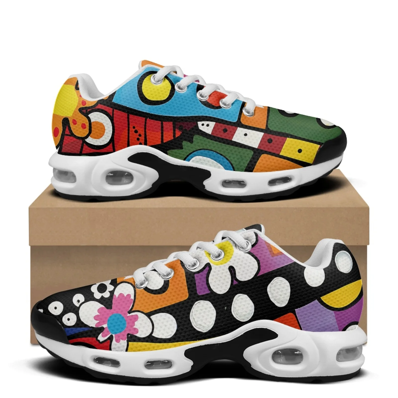 XIXIRIMIDO Abstract Geometry Air-Cushioned Sneakers Women's Running Shoes Men's Commuter Shoes Lightweight Breathable Soft 36-48
XIXIRIMIDO Abstract Geometry Air-Cushioned Sneakers Women's Running Shoes Men's Commuter Shoes Lightweight Breathable Soft 36-48