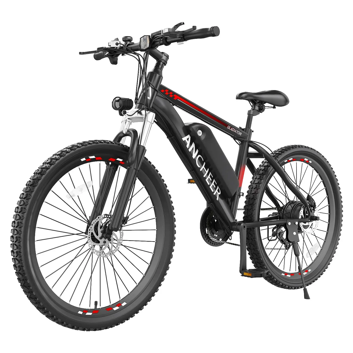 500W 26" Electric Mountain Bike, 750W Peak, 48V 499WH Battery, 50 Miles Range, 3H Fast Charge, 21 Speed, 20MPH, Customized
500W 26" Electric Mountain Bike, 750W Peak, 48V 499WH Battery, 50 Miles Range, 3H Fast Charge, 21 Speed, 20MPH, Customized
