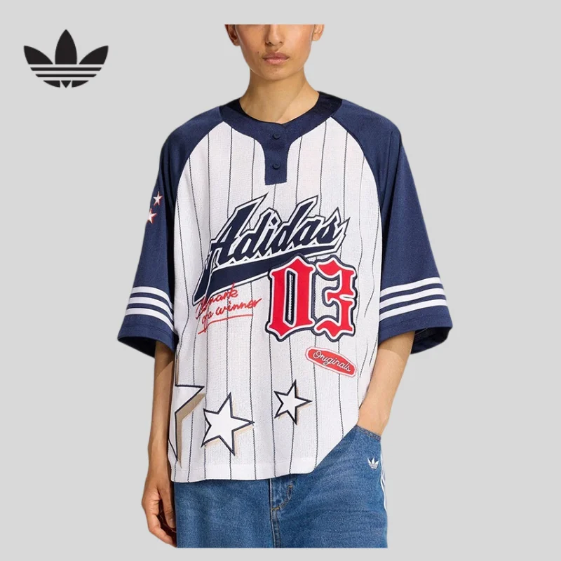 Adidas Clover Ladies American Sports Loose Retro Casual Short Sleeve KC6288
Adidas Clover Ladies American Sports Loose Retro Casual Short Sleeve KC6288